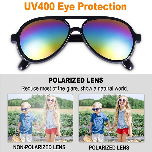 24 Pack Aviator Sunglasses in Bulk for Kids-Party Favors